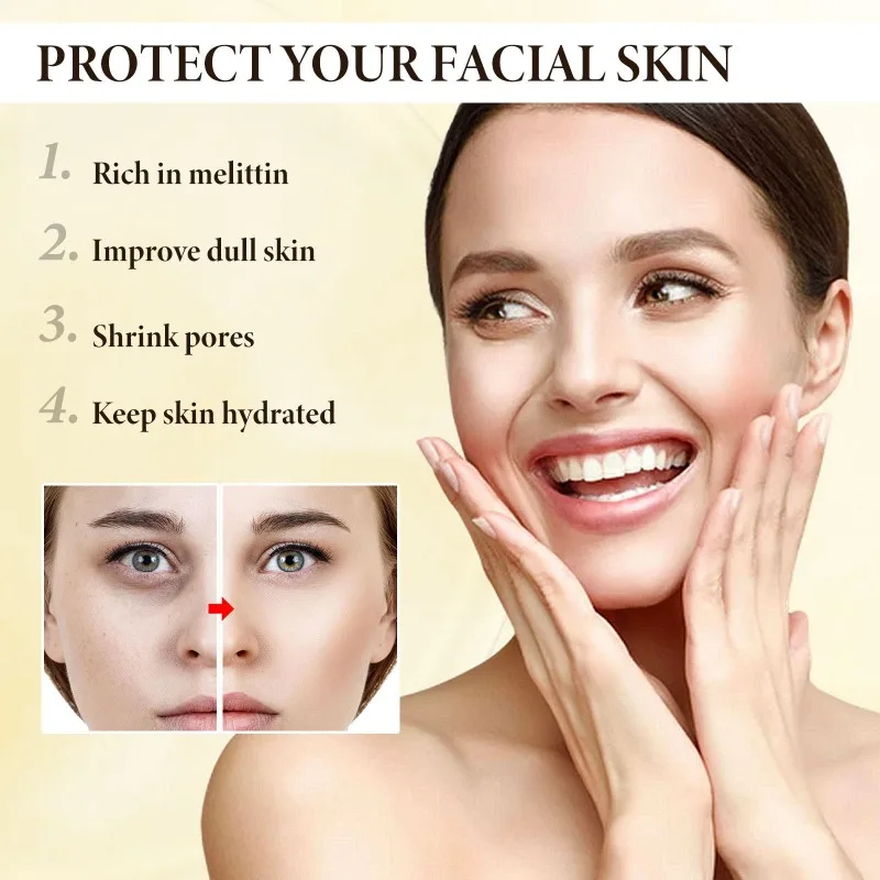 Bee Venom Face Cream Wrinkle Remover Intensive Firming Lifting Anti Aging Fade Fine Lines Moisturizing Repair Rejuvenation Cream