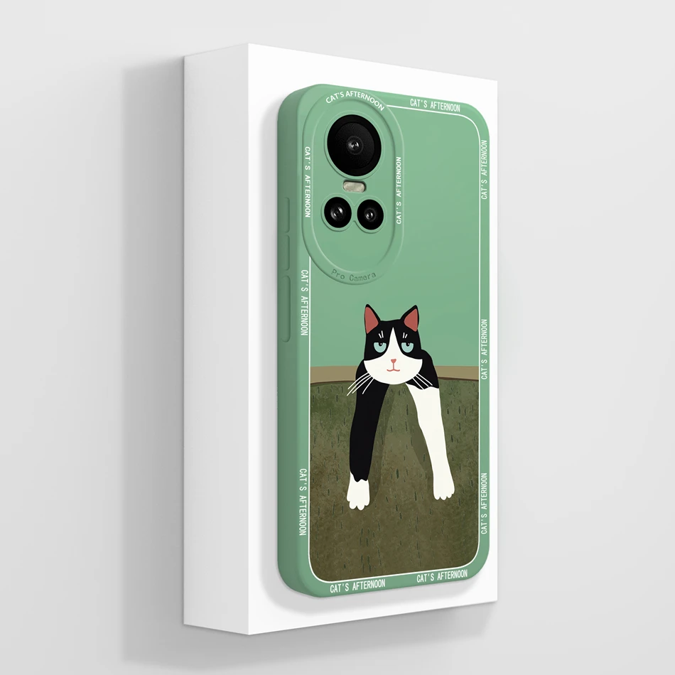 Cute Panda Liquid Silicone Back Cover with Camera Protection
