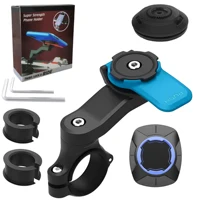 Universal Bicycle Mount for Bicycle and Motorcycle Phone Holder, Mobile Phone Holder for MTB 360° Rotatable for MTB or Road Bike