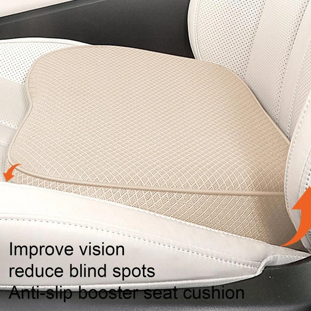 Car Booster Seat Cushion Heightening Height Boost Mat Breathable Portable  Car Seat Pad Fatigue Relief Suitable