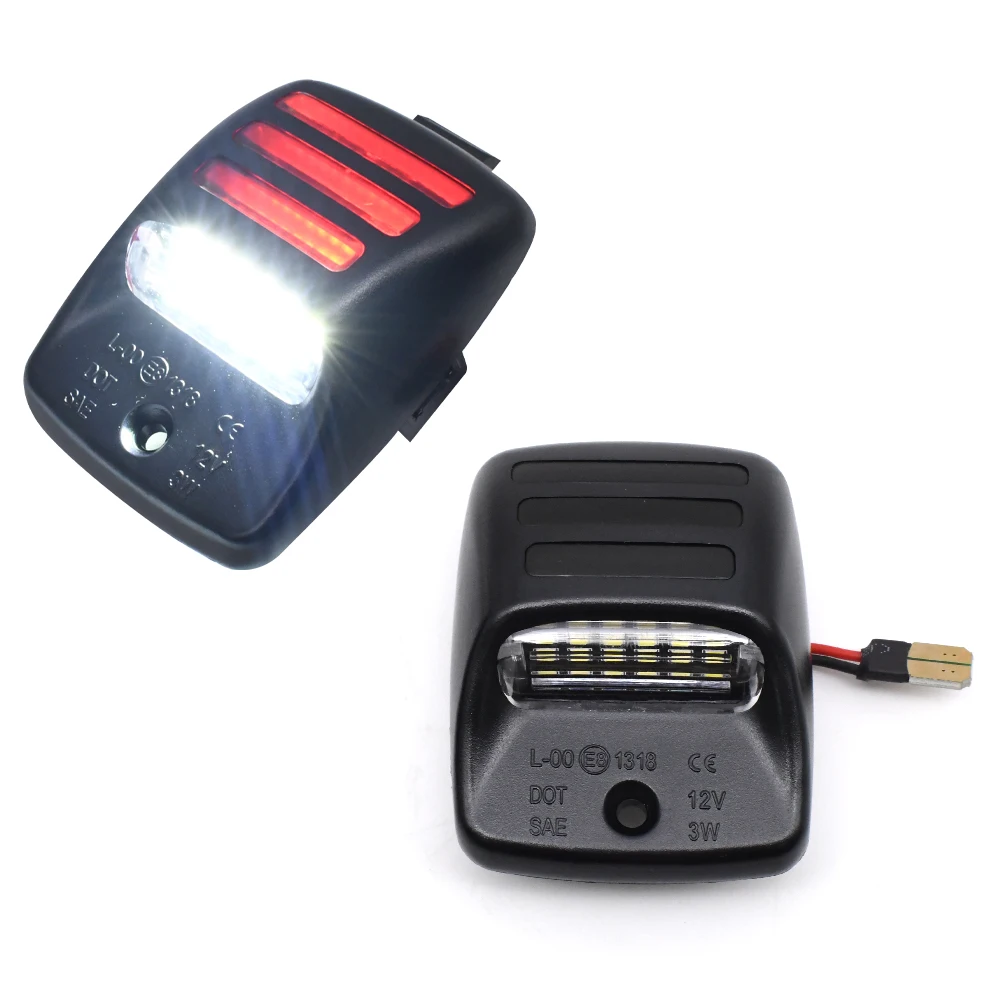 

2Pcs LED Car License Plate Lights Lamp Assembly Replacement For Toyota Tacoma 2005-2015 Tundra 2000-2013 Auto Parts Accessories