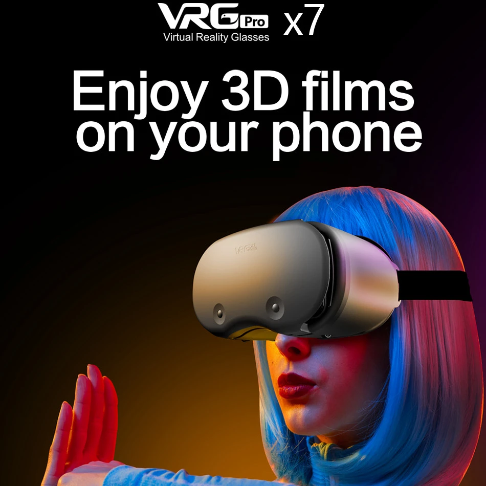 Очки виртуальной реальности VRGPRO X7 шлем для полноэкранных смартфонов 5-7 дюймов