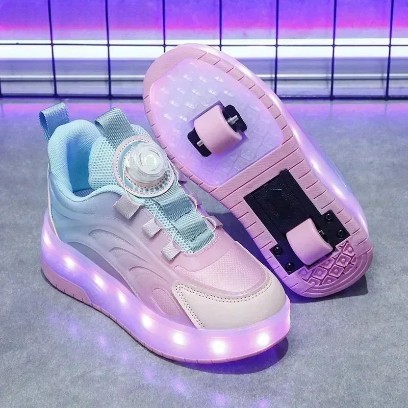 Kids USB Charging Glowing Casual Sneakers 2