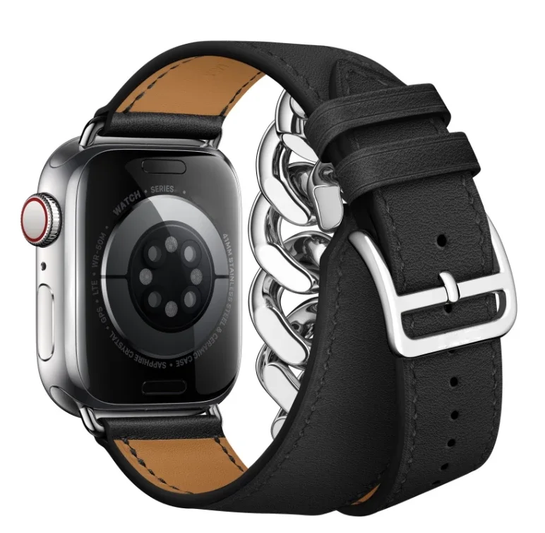 IWatch Ultra ΰ   ,  ġ  Gourmette   Ʈ, 49mm, 8, 7, 41mm, 45mm, 44mm, 42mm, 38mm, 40mm