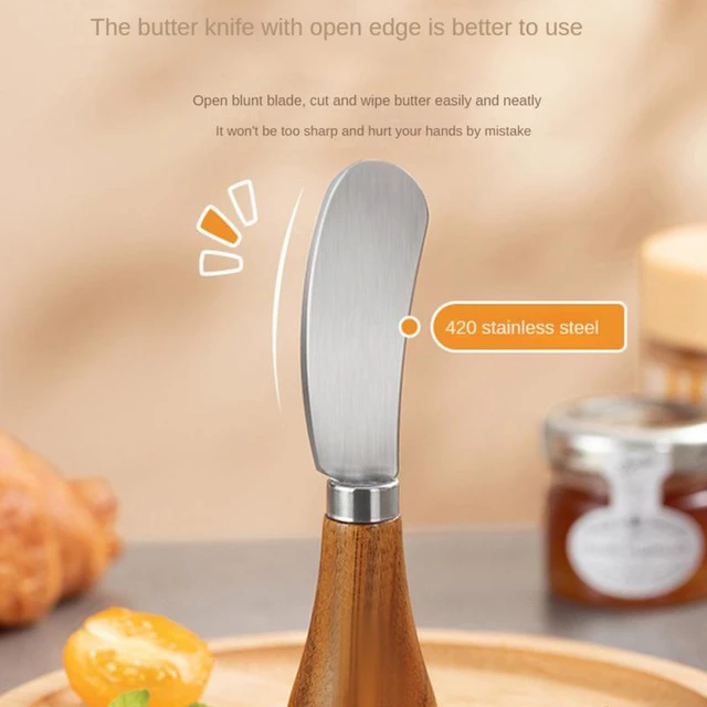 Household Butter Knife Bread Toast Knife Cheese Jam Peanut Butter Scraper  Mini Vertical Butter Sauce Knife Kitchen Accessories - AliExpress