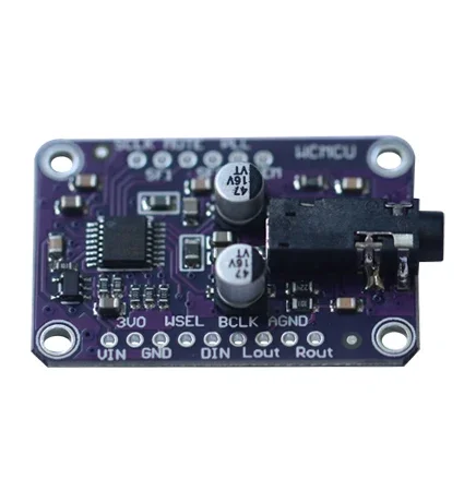 DAC modul 1334 UDA1334A I2S DAC audio stereo dekodér modul nasednout pro arduino 3.3V - 5V