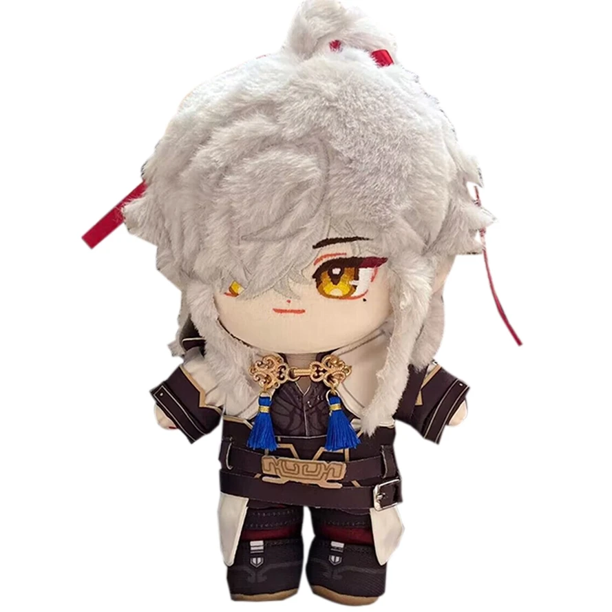 

Аниме игра Honkai: Star Rail Jing Yuan Косплей Kawaii подарок на день рождения наряд Одежда Кукольное тело плюшевая 20 см хлопковая Кукла мультфильм
