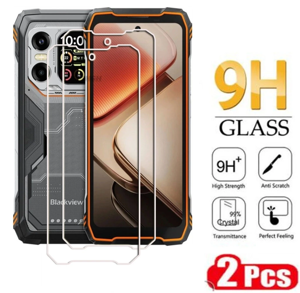 2PCS 9H HD Tempered Glass Screen Protector Film