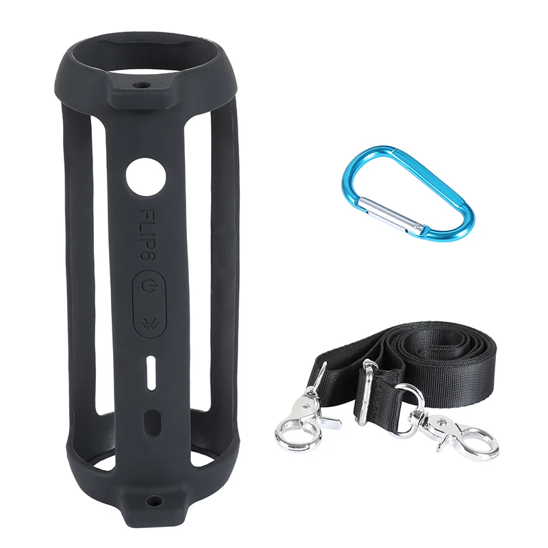 For JBL Flip6 silicone protective cover for the new Kaleidoscope 6 speakers shoulder bag storage outdoor anti-fall soft shell