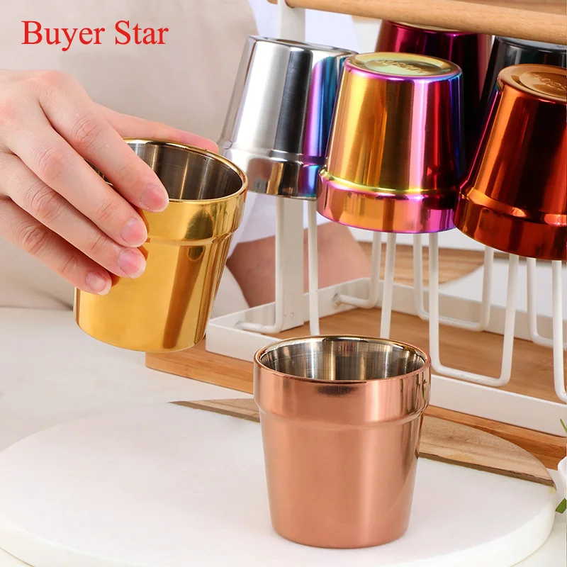 1Pc Stainless Steel Mugs with Lid - Double Wall - Comfortable