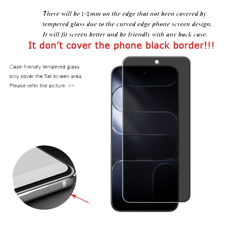 Premium Privacy Anti-Spy Tempered Glass Screen Protector for Tecno Spark 50 Pro (1-4 Pack)