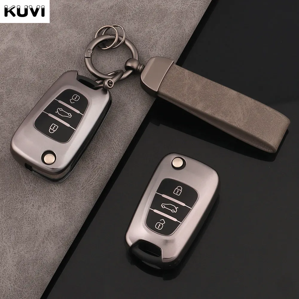 Key Case Car Key Shell Car Key Key Shell TPU Car Key Case Cover for Hyundai i20 i30 ix20 ix25 ix35 Elantra Accent for KIA Sportage Rio 3 Soul Optima Ceed Pro K5 K2 Pride