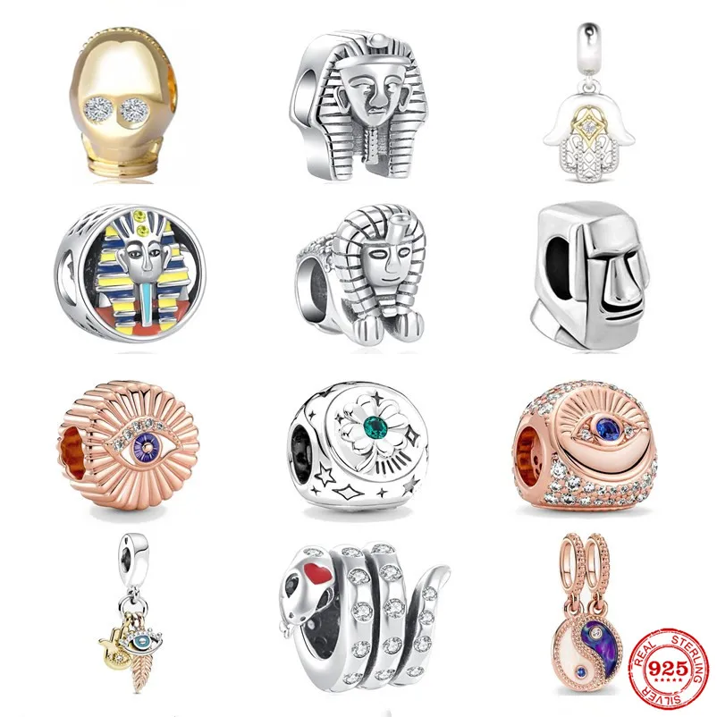 Pandora Charms Silver 925 Original Egypt Bracelet Charms Pandora