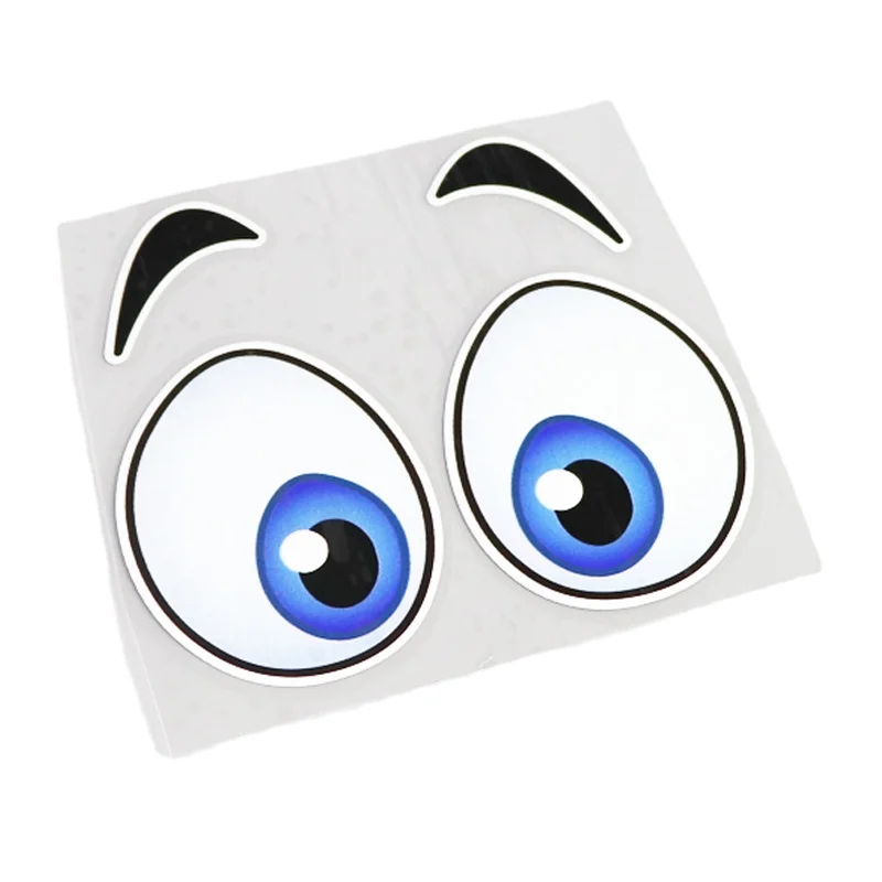 

"Funny Eye" creative personality cartoon high-quality car sticker decorative decal PVC sunscreen waterproof. 14CM*12.7CM