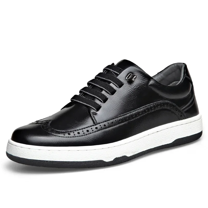 

Мужские кроссовки из натуральной кожи, демисезонные дышащие кроссовки из натуральной кожи с гравировкой, 2023