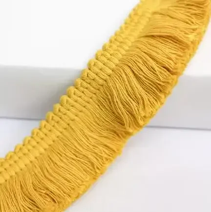 Sky Blue & Red Fringe Lace Trim - Cotton Thread Strip (2m x 4cm) for DIY Clothing, Accessories, and Home Decor