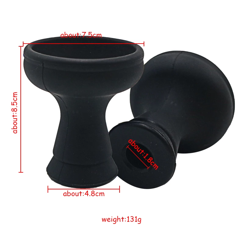 SY 1PC Seven Holes Hookah Silicone Bowl Shisha Nargile Sheesha Narguile Chicha Cachimbas Water Pipe Accessories Vattenpipa 6
