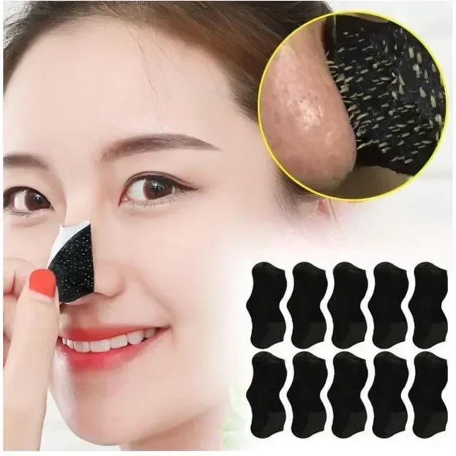 100/50PCS Unisex Blackhead Remove Mask Nasal Strips Shrink Cleansing Pore Nose Black Head Remove Stickers Skin Care Mask Patch 2