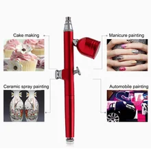 

Top Mini Air Compressor Kit Air-Brush Paint Spray Airbrush For Nail Art Craft Cake Fog Mist Sprayer