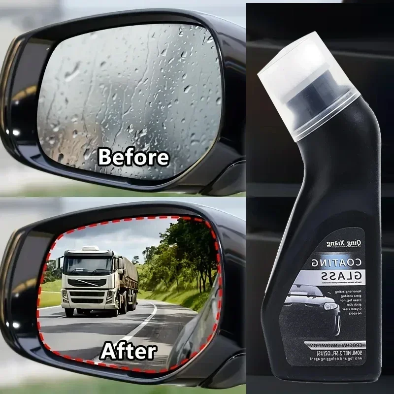 Micro-molecular Anti-fog Coating Agent 90ml Car Anti-fog Windows Spray Screens Glass Mirror Defogger Coating Antifog Auto A T6U7