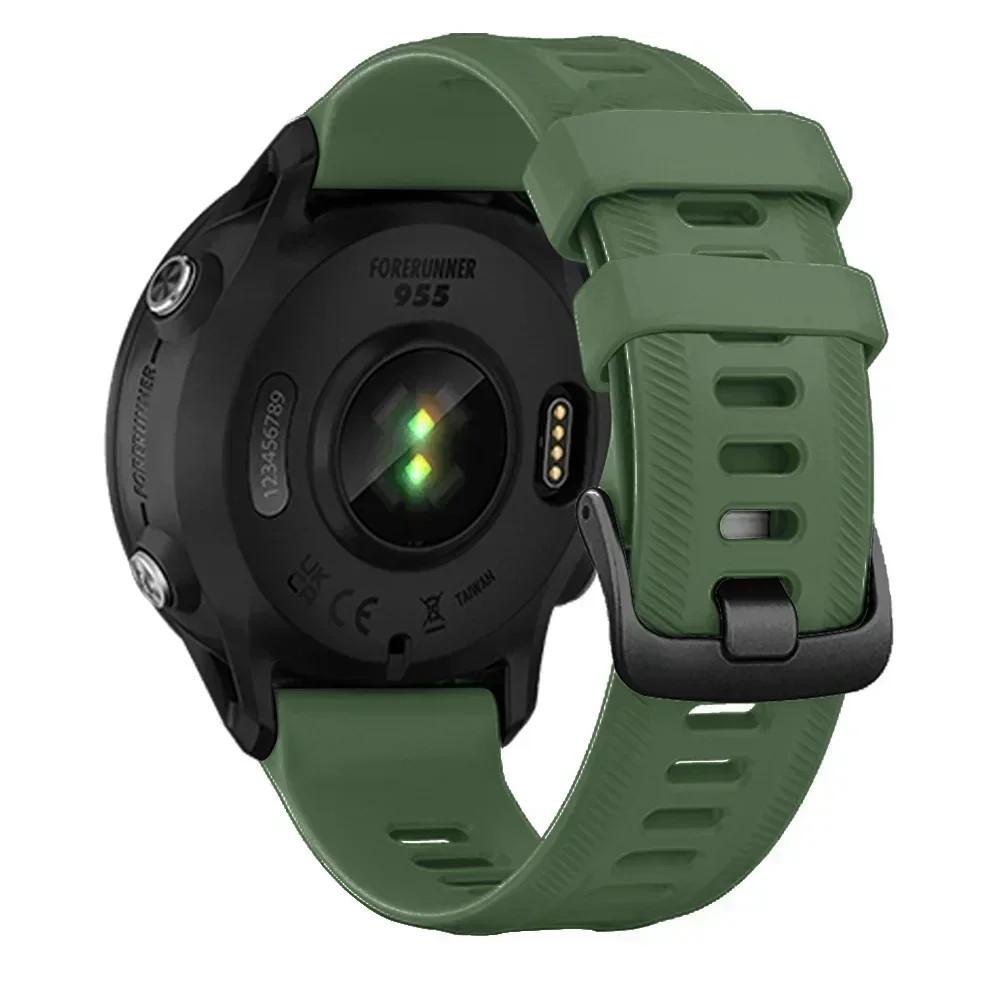 Sports Silicone Strap - Premium 22mm Replacement Wristband Bracelet