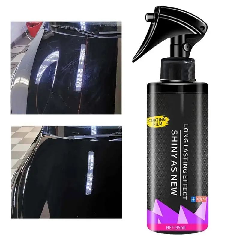 

Auto Coating Agent Spray 95ml Waterless Car Wash Auto Coating Renewal Agent Car Parts Refurbish Agent Coating Spray High Gloss