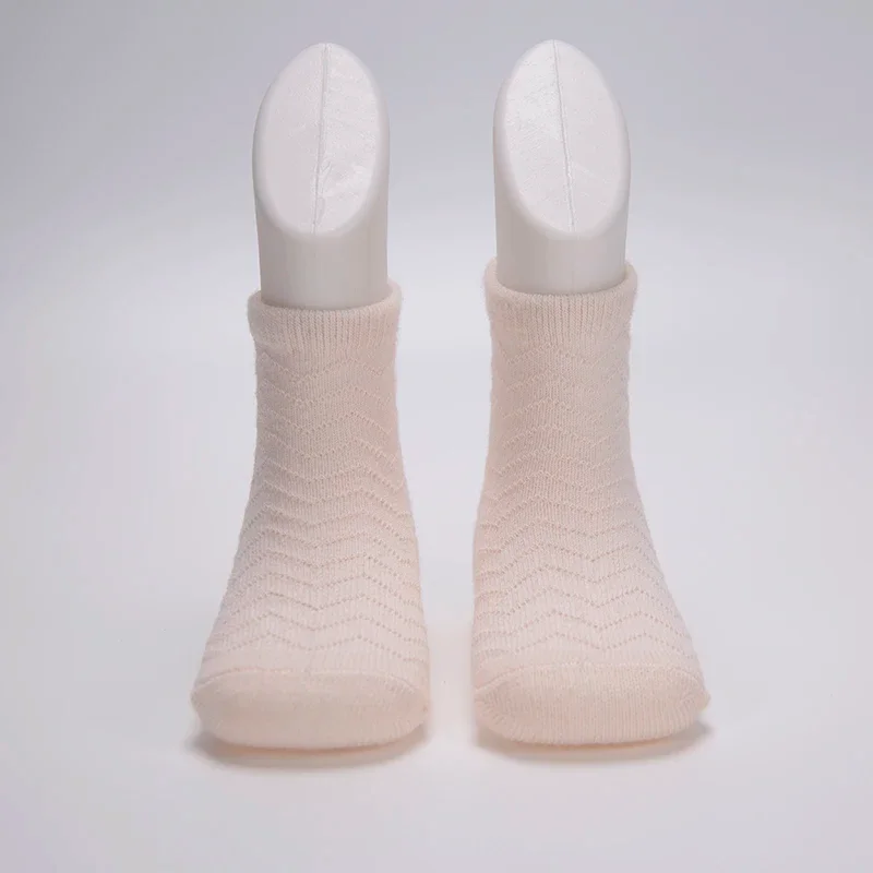 12 Pairs/lot 0 to 4 Yrs Cotton Children's Anti-slip Non Skid Socks For Boys Girl Floor Kid Sock With Rubber Grips Four Season 6