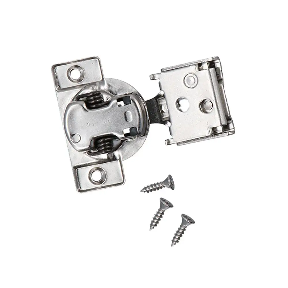 Concealed Nickel Plated Kitchen Soft Close Cabinet Hinges Cabinet Hardware 1/2 inch Overlay