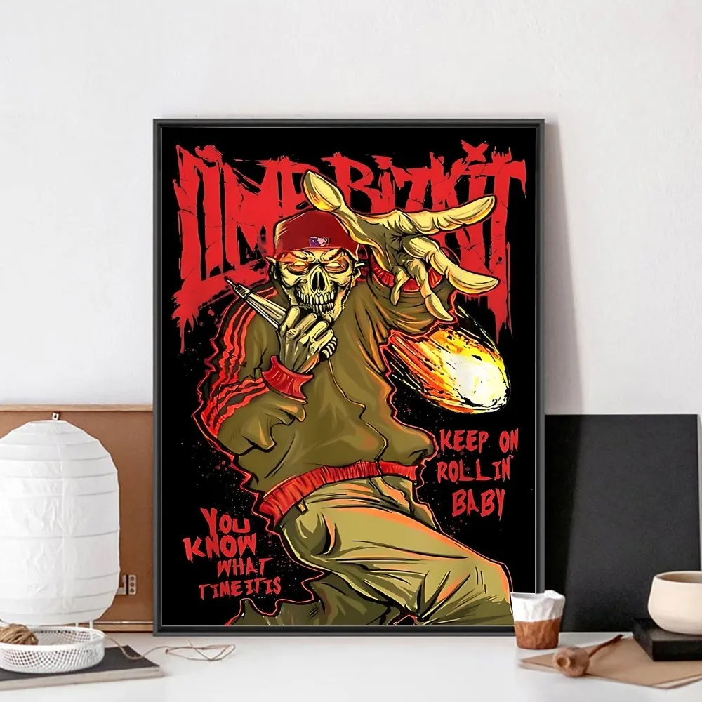 Limp Bizkit Poster No Framed Poster Kraft Club Bar Paper Vintage