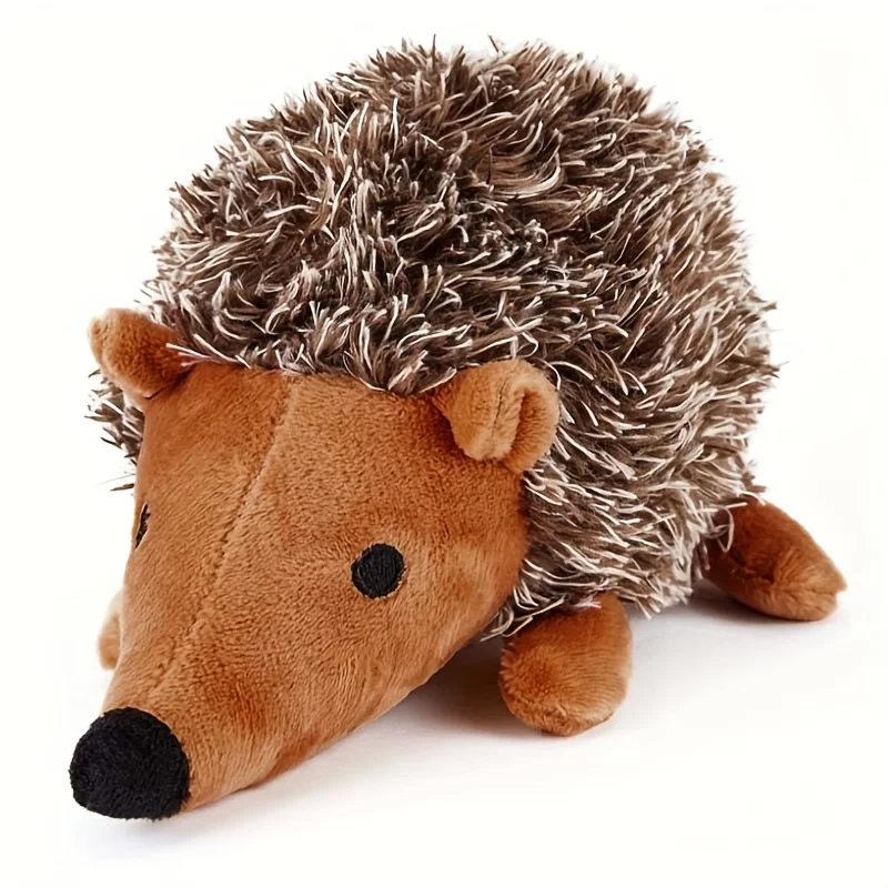 1pc Squeaky Hedgehog Plush Dog Toy,Soft Durable Chew and Interactive Play Companion,cartoon Animal Plush Toy 1pc Squeaky Hedgehog Plush Dog Toy,Soft Durable Chew and Interactive Play Companion,cartoon Animal Plush Toy