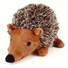 1pc Squeaky Hedgehog Plush Dog Toy，Soft Durable Chew and Interactive Play Companion，cartoon Animal Plush Toy
