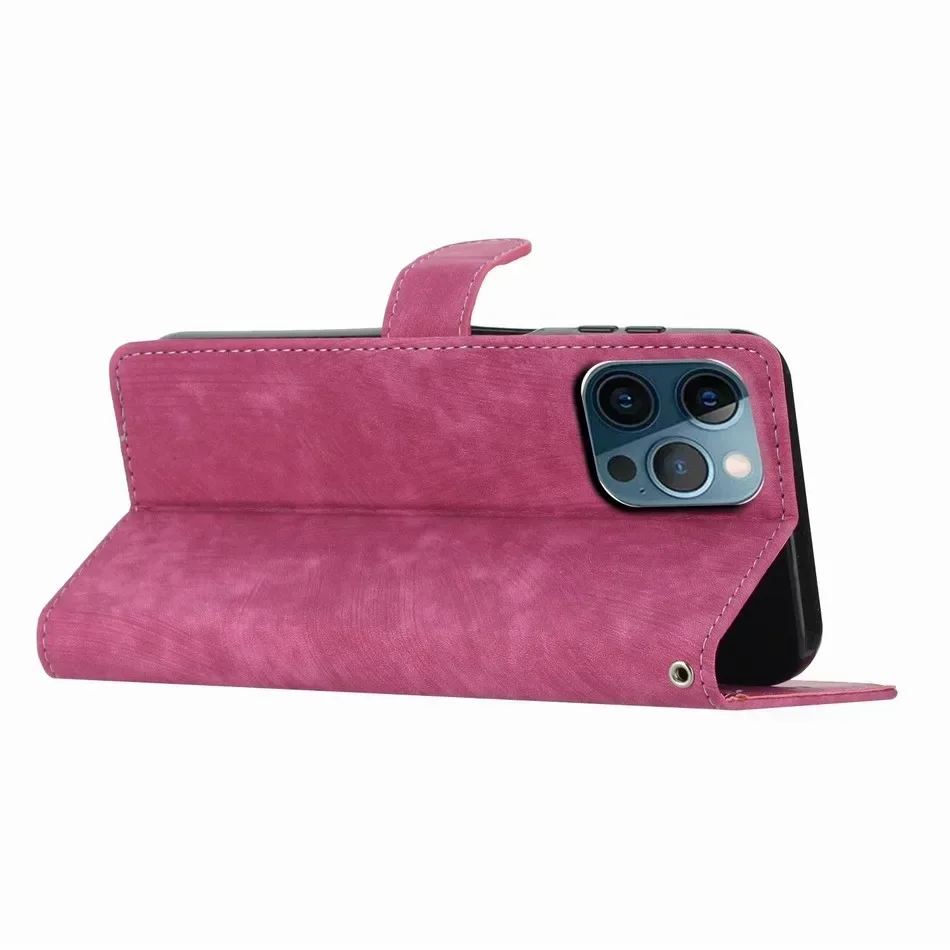 Classic Soft Feel Wallet Phone Case Cover