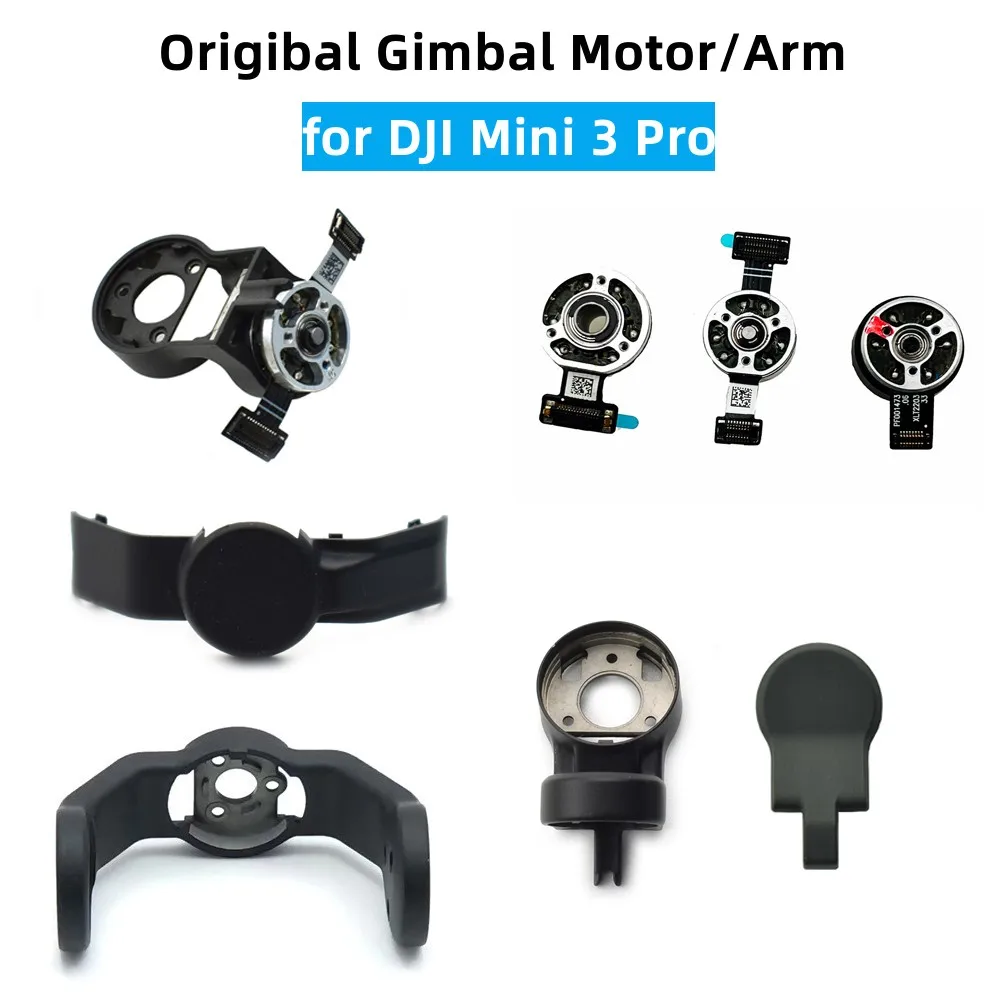 Genuine Gimbal Parts for DJI Mini 3 Pro Drone Camera Yaw/Pitch/Roll Motor Arm R-aixs Braket Cover Replacement Repair Parts