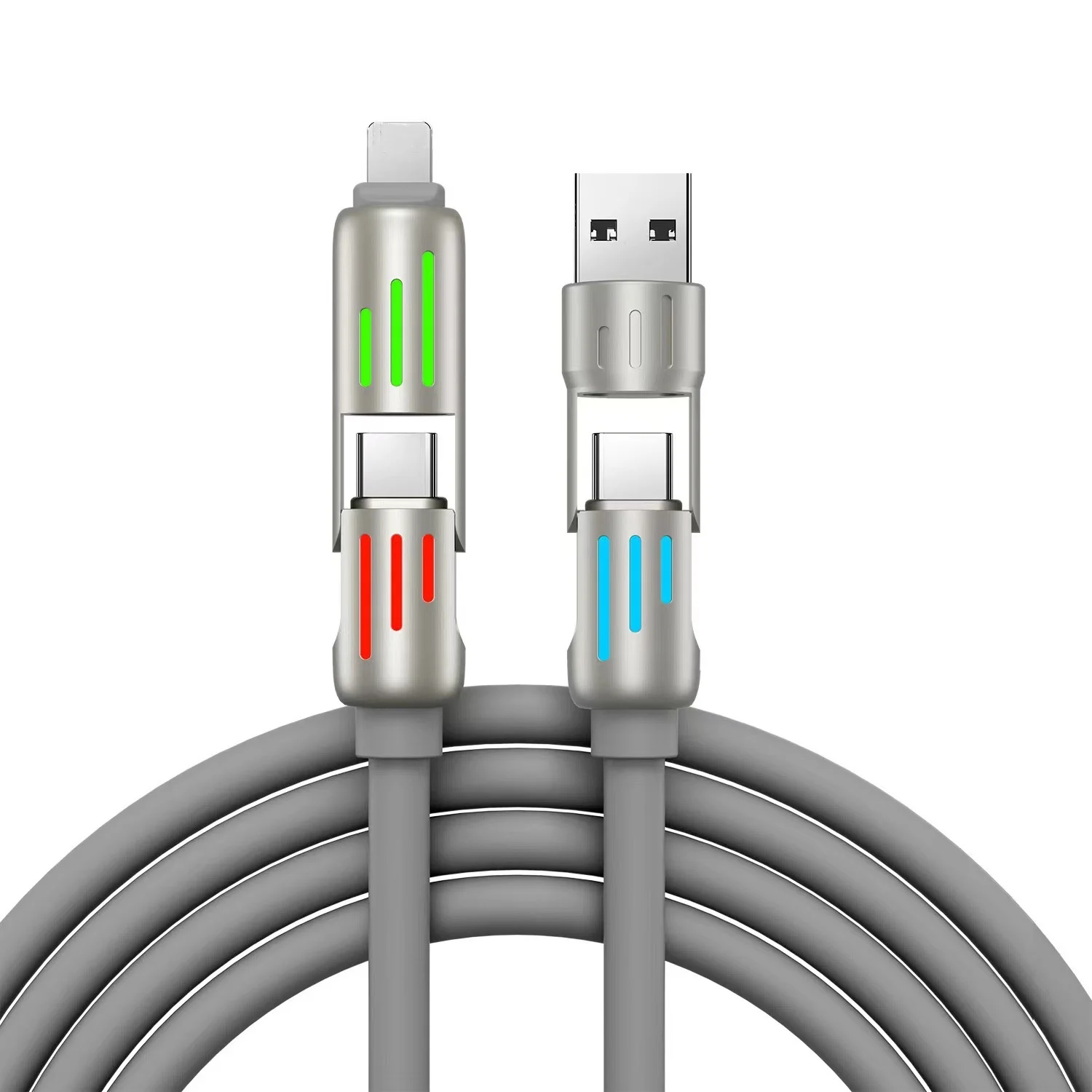 ตัวเลือกสินค้า สายชาร์จ USB-C PD 240W 4 ฟังก์ชัน