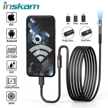ANESOK 2MP Single/Dual Lens Endoscope Camera Android Mini Inspection endoscopic camera endoscope for smartphones  Type C And IOS 1