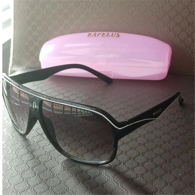 

KAPELUS Fashionable square large frame sunglasses for women Men's and women's vintage glasses brand Contains a box