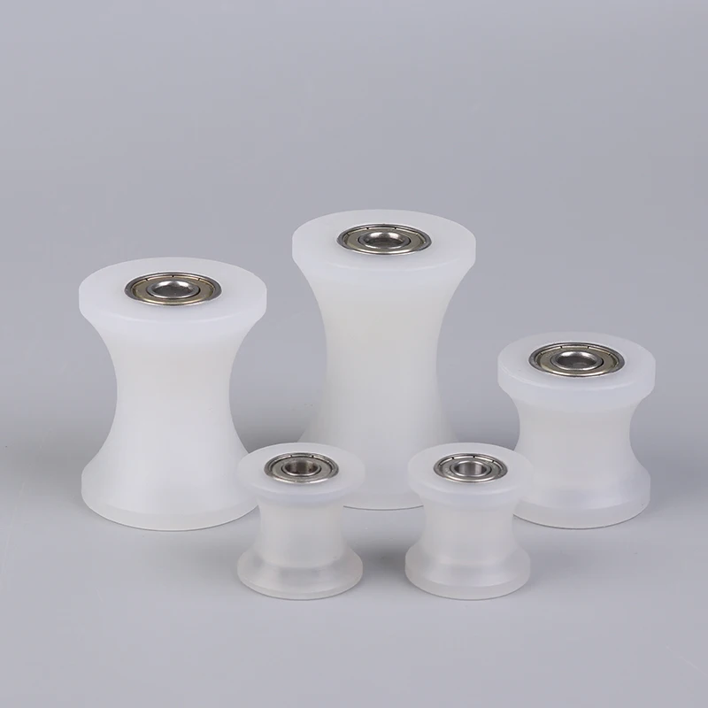 Nylon U-groove Bearing Roller Track Wheel Guide Roller Support Door Window Sliding Door Mechanical Pulley 1Pcs