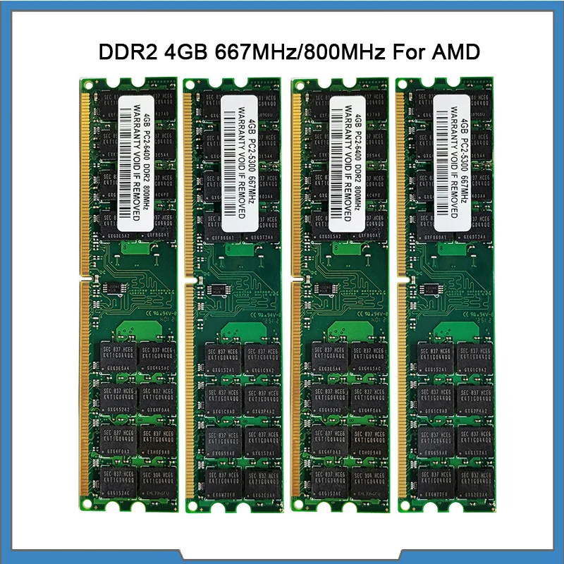 Ram Ddr2 2Gb PC2-5300U Para PC Verde - Donde Encuentras