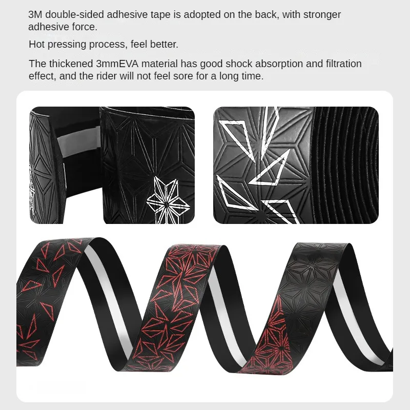Road Bike Handlebar Tape EVA Speed Grip Strap Cycling Anti-slip Handle Plug Bicycle Accessories 2 Bar Plug bike handlebar tape bicycle handlebar strap bike accessory