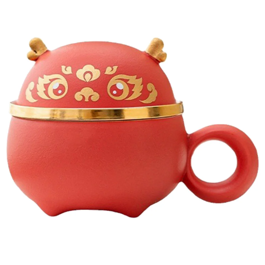 

Ceramic Infuser Tea Cup With Infuser Tea Mug Dragon Chinese New Year Gift