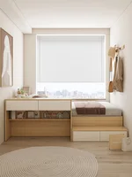 ! Ensemble de chambre d'enfant de luxe pour fille, avec lit superposé en bois, étagère de rangement double, maisonnette pour enfants et armoire 5