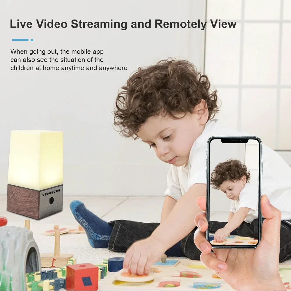Nærbillede af mini kamera lys, der viser LED-overflade
