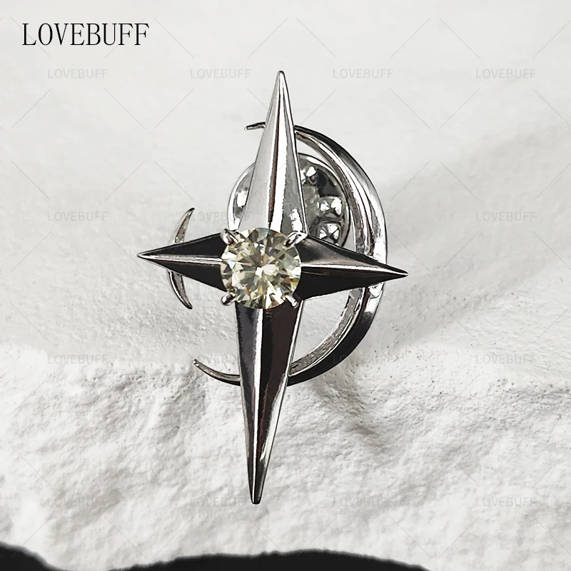 LOVEBUFF LAD Xavier 21 Days Lapel Pin Inspired Star Brooch