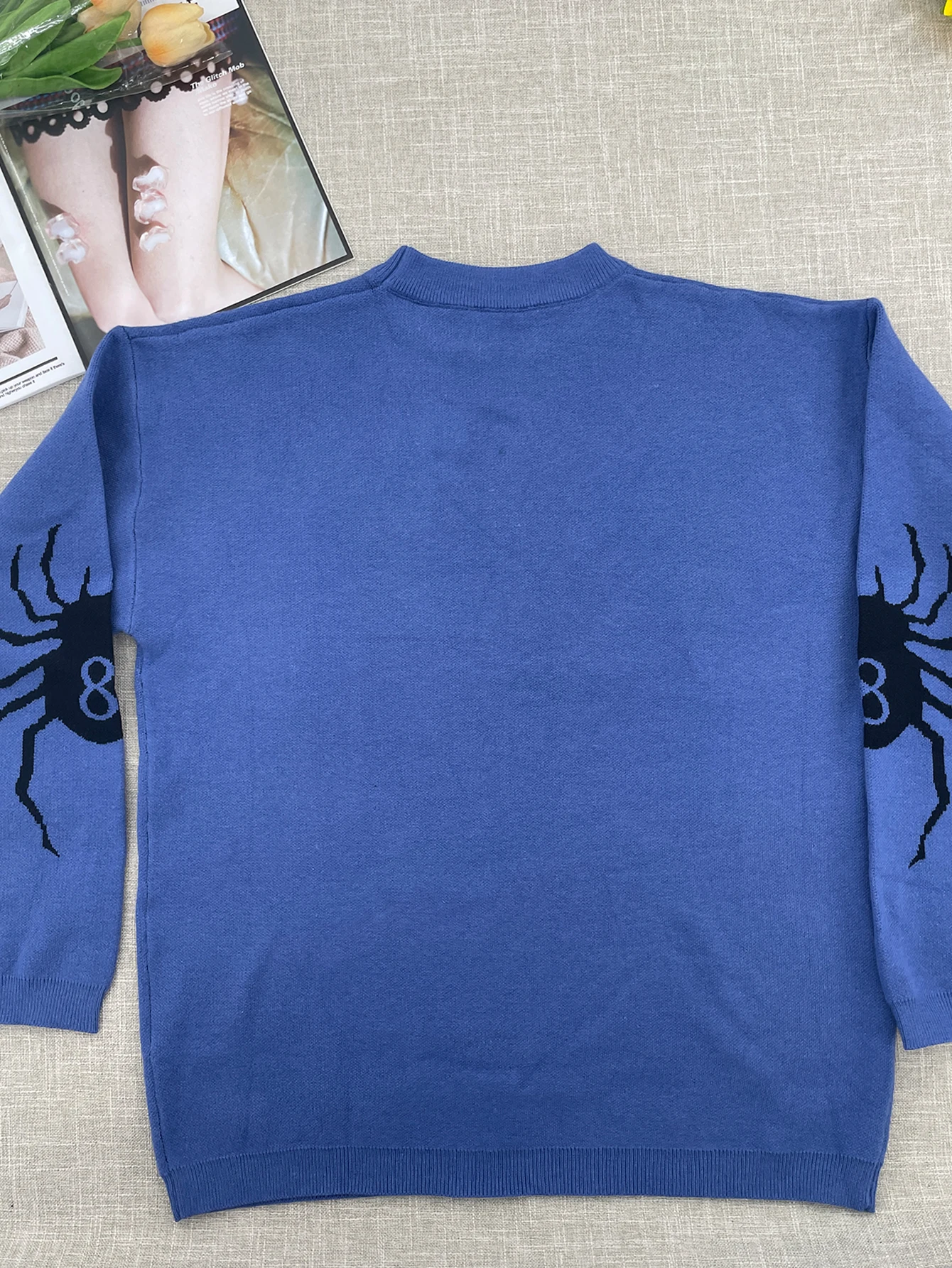 temperament commuter style pullover sweater for women's autumn and winter new loose all-match crew-neck knitwear