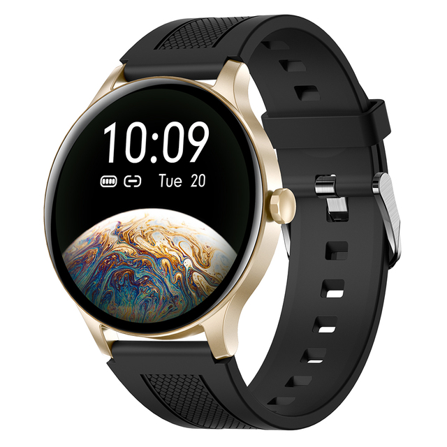 Smart Watch Women Wife's gifts HD Round Screen Fitness Tracker Waterproof Wristband blood pressure gauge Smartwatch bands