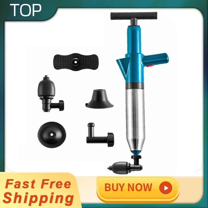 PowerfulPipePlungerElectricHighpressureAirGunToiletPlunger