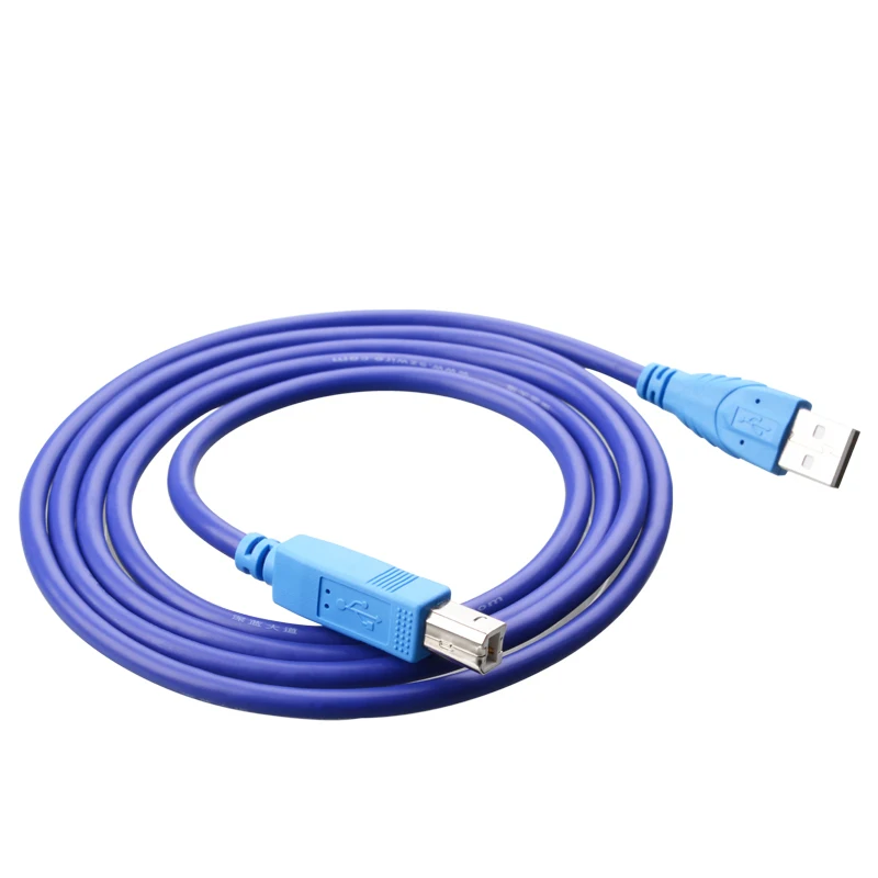 USB 프린터 케이블 USB 유형 B 남성-남성 USB 3.0 2.0 케이블 Canon HP Epson ZJiang 라벨 프린터 USB 2.0 프린터