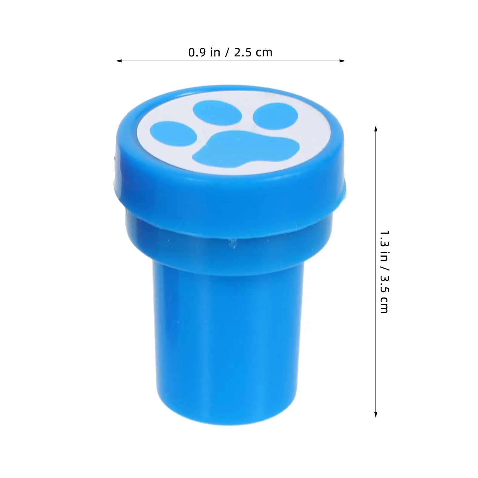 12Pcs 발자국 스탬프 어린이 DIY 스탬퍼 플라스틱 귀여운 스탬프 저널링 스크랩북 파티 발자국 스탬퍼