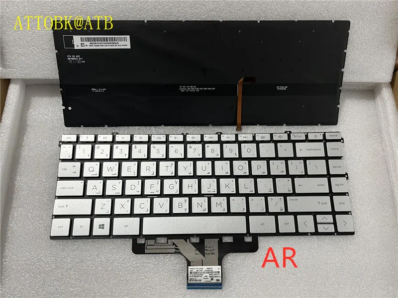 Фото Клавиатура для ноутбука HP Pavilion x360 14-DW 14-DV 14-EC TPN-Q244 14-dv0003TX 14-DW0052TU с подсветкой SP/LA/RU/AR/GR/FR/IT/UK №2