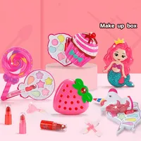 Girls Make Up Set Toys Beauty Makeup Tools Children Pretend Play Toys Safe Non Toxic Dressing Cosmetic Nail Polish Toys Gifts 3